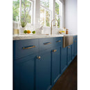 Reeded 12 Inch Center to Center Handle Cabinet Pull from the Chareau Collection - image 3