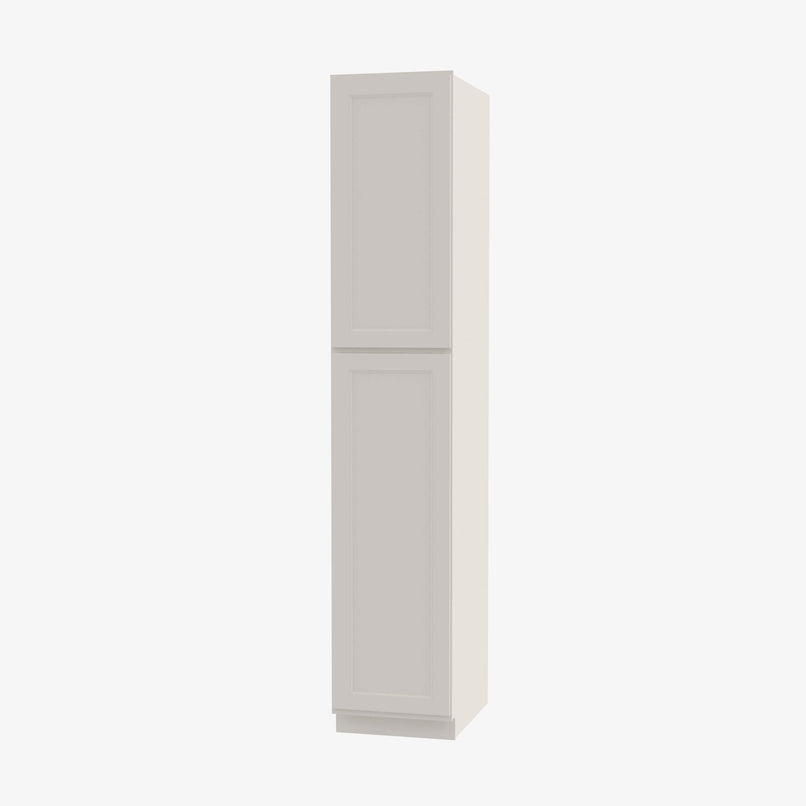 TQ-WP1584 Double Door 15 Inch Tall Wall Pantry Cabinet | Townplace Crema - image 1