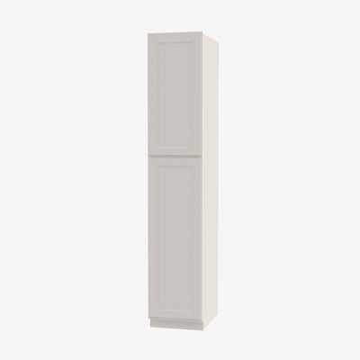 TQ-WP1896 Double Door 18 Inch Tall Wall Pantry Cabinet | Townplace Crema - image 1