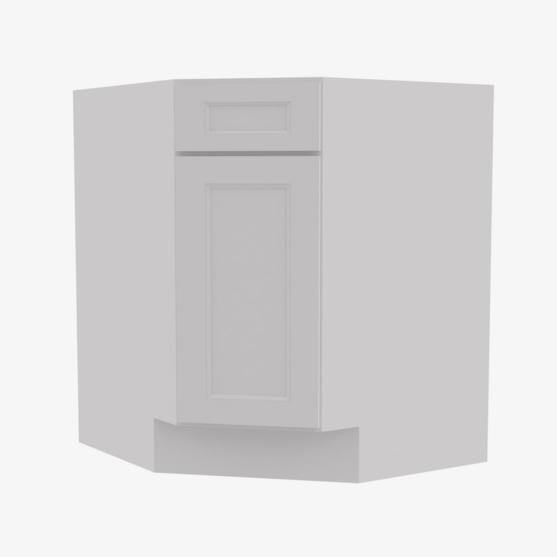 TW-BDCF36 Single Door Cabinets 36 Inch Base Diagonal Corner Sink & Cabinets Cabinet | Uptown White - image 1