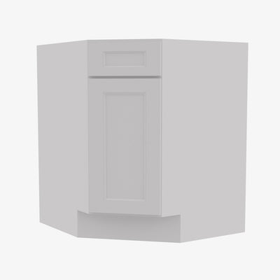 TW-BDCF36 Single Door Cabinets 36 Inch Base Diagonal Corner Sink & Cabinets Cabinet | Uptown White - image 1