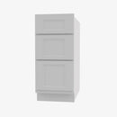 TW-DB12 3 12 Inch 3 Drawer Pack Base Cabinet | Uptown White - image 1