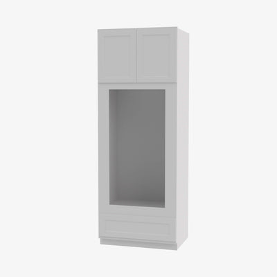 TW-OM3396B Double Door 33 Inch Tall Double Oven / Oven Microwave Cabinet | Uptown White - image 1