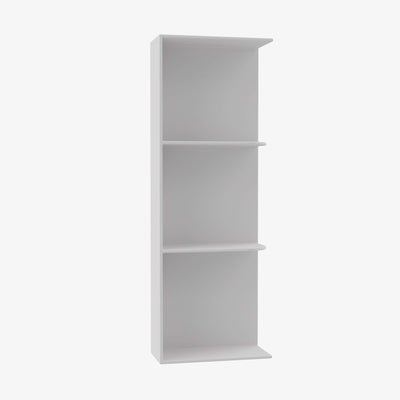TW-WES536 Wall End Shelf with Open Shelves | TSG Forevermark Uptown White - image 1
