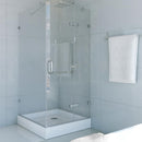 Monteray 79" High x 32" Wide x 32" Deep Hinged Frameless Shower Enclosure with Clear Glass - image 1