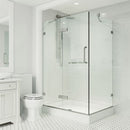 Monteray 79" High x 48" Wide x 36" Deep Hinged, Pivot Frameless Shower Enclosure with Clear Glass - image 13