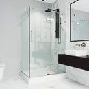 Monteray 79" High x 48" Wide x 36" Deep Hinged Frameless Shower Enclosure with Clear Glass - image 12