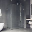 Pacifica 73" High x 34" Wide x 46" Deep Hinged Frameless Shower Enclosure with Clear Glass - image 1