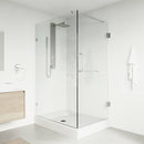 Pacifica 79" High x 36" Wide x 48" Deep Hinged Frameless Shower Enclosure with Clear Glass - image 1