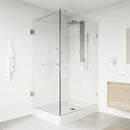 Pacifica 79" High x 36" Wide x 48" Deep Hinged Frameless Shower Enclosure with Clear Glass - image 1