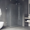 Pacifica 73" High x 34" Wide x 46" Deep Hinged Frameless Shower Enclosure with Clear Glass - image 5