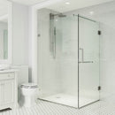 Pacifica 73" High x 34" Wide x 46" Deep Hinged Frameless Shower Enclosure with Clear Glass - image 13