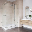 Pacifica 79" High x 36" Wide x 48" Deep Hinged Frameless Shower Enclosure with Clear Glass - image 4