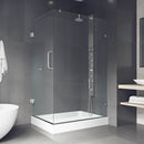 Pacifica 79" High x 36" Wide x 48" Deep Hinged Frameless Shower Enclosure with Clear Glass - image 7