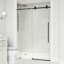 Elan E-Class 76" High x 48" Wide Sliding Frameless Shower Door with Clear Glass - image 6