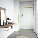 Elan E-Class 76" High x 48" Wide Sliding Frameless Shower Door with Clear Glass - image 18