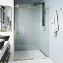 Elan E-Class 76" High x 52" Wide Sliding Frameless Shower Door with Clear Glass - image 24