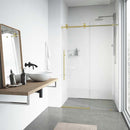 Elan E-Class 76" High x 52" Wide Sliding Frameless Shower Door with Clear Glass - image 27