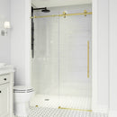 Elan E-Class 76" High x 52" Wide Sliding Frameless Shower Door with Clear Glass - image 28