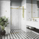 Elan E-Class 76" High x 56" Wide Sliding Frameless Shower Door with Clear Glass - image 8