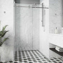 Elan E-Class 76" High x 56" Wide Sliding Frameless Shower Door with Clear Glass - image 14