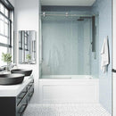 Elan E-Class 66" High x 60" Wide Sliding Frameless Tub Door with Clear Glass - image 13