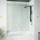Elan E-Class 66" High x 60" Wide Sliding Frameless Tub Door with Clear Glass - image 16