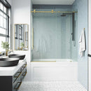 Elan E-Class 66" High x 60" Wide Sliding Frameless Tub Door with Clear Glass - image 17