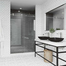 Elan E-Class 76" High x 64" Wide Sliding Frameless Shower Door with Clear Glass - image 7