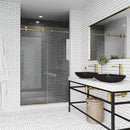 Elan E-Class 76" High x 64" Wide Sliding Frameless Shower Door with Clear Glass - image 27