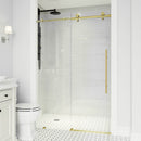 Elan E-Class 76" High x 64" Wide Sliding Frameless Shower Door with Clear Glass - image 30