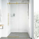 Elan E-Class 76" High x 68" Wide Sliding Frameless Shower Door with Clear Glass - image 8