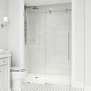 Elan E-Class 76" High x 68" Wide Sliding Frameless Shower Door with Clear Glass - image 14