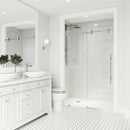 Elan E-Class 76" High x 68" Wide Sliding Frameless Shower Door with Clear Glass - image 19