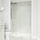 Elan E-Class 76" High x 68" Wide Sliding Frameless Shower Door with Clear Glass - image 22
