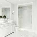 Elan E-Class 76" High x 68" Wide Sliding Frameless Shower Door with Clear Glass - image 23