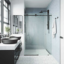 Elan E-Class 76" High x 68" Wide Sliding Frameless Shower Door with Clear Glass - image 27