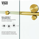 Elan E-Class 76" High x 72" Wide Sliding Frameless Shower Door with Clear Glass - image 13