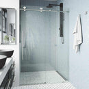 Elan E-Class 76" High x 72" Wide Sliding Frameless Shower Door with Clear Glass - image 16
