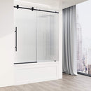 Elan E-Class 66" High x 60" Wide Sliding Frameless Tub Door with Patterned Glass - image 4