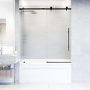 Elan E-Class 66" High x 60" Wide Sliding Frameless Tub Door with Patterned Glass - image 6