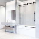 Elan E-Class 66" High x 60" Wide Sliding Frameless Tub Door with Patterned Glass - image 7