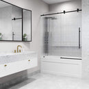 Elan E-Class 66" High x 60" Wide Sliding Frameless Tub Door with Patterned Glass - image 8