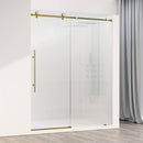 Elan E-Class 76" High x 60" Wide Sliding Frameless Shower Door with Patterned Glass - image 2