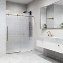 Elan E-Class 76" High x 60" Wide Sliding Frameless Shower Door with Patterned Glass - image 8