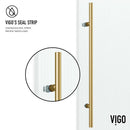 Elan E-Class 76" High x 60" Wide Sliding Frameless Shower Door with Patterned Glass - image 9