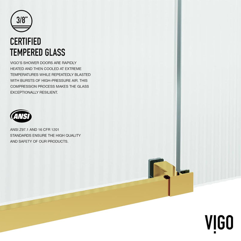 Elan E-Class 76" High x 60" Wide Sliding Frameless Shower Door with Patterned Glass - image 10