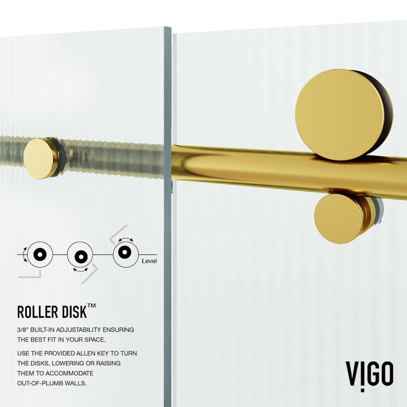 Elan E-Class 76" High x 60" Wide Sliding Frameless Shower Door with Patterned Glass - image 12