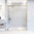 Elan E-Class 76" High x 60" Wide Sliding Frameless Shower Door with Patterned Glass - image 17