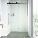 Elan E-Class 76" High x 64" Wide Sliding Frameless Shower Door with Clear Glass - image 1